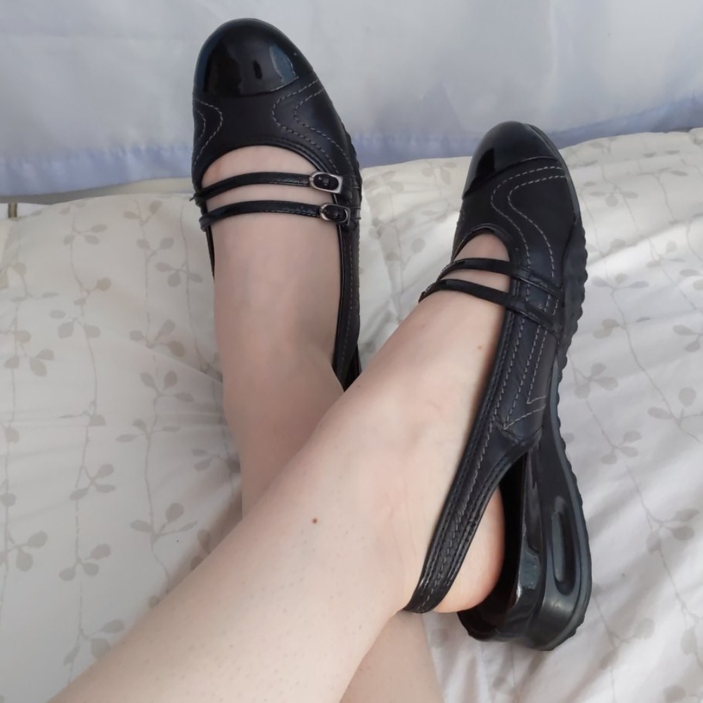 Mary Jane Slingback Flats